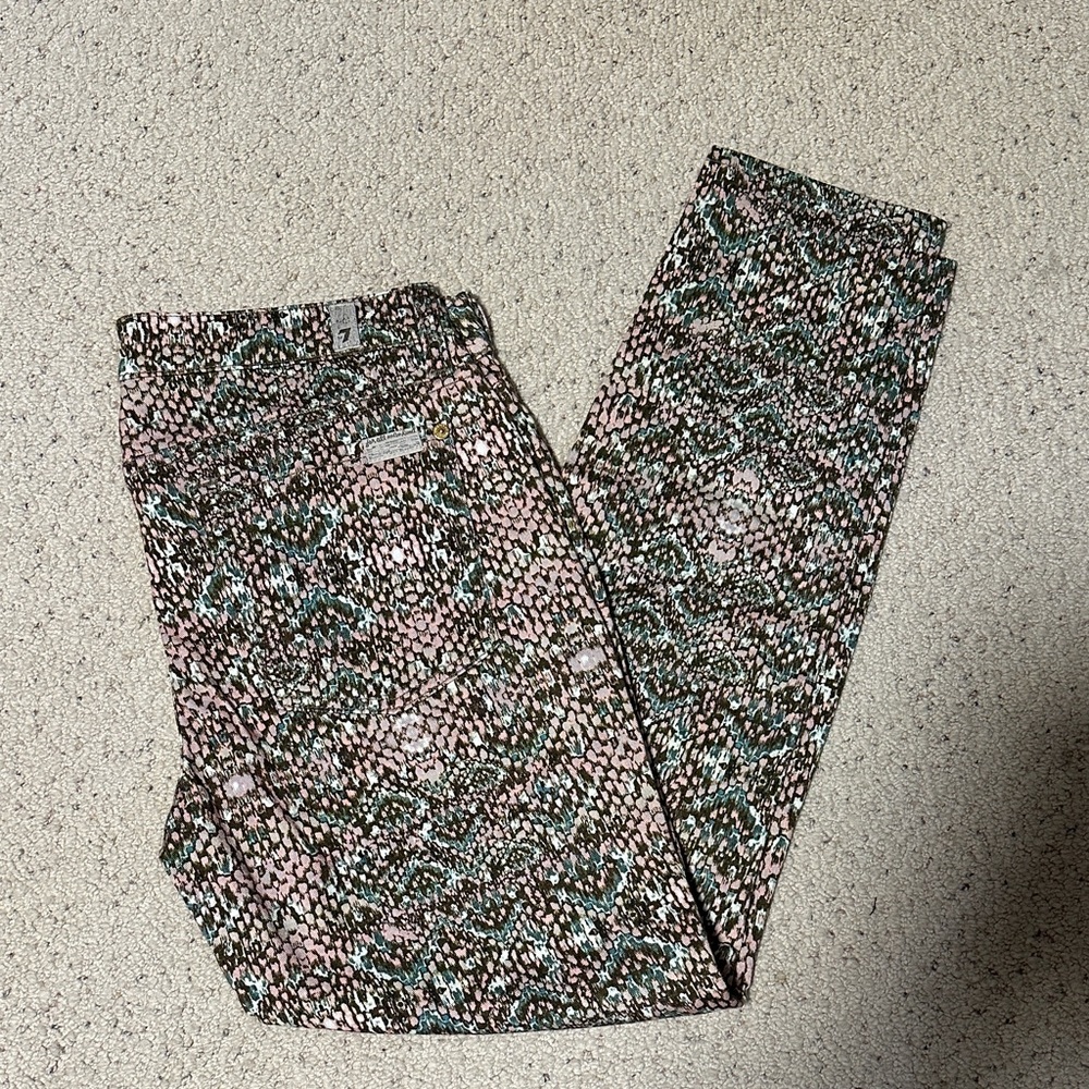 NWOT Rag & Bone Multicolor Patterned Jeans